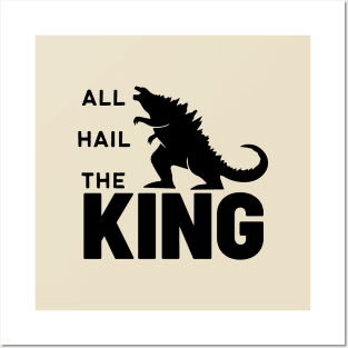 Godzilla the king Posters and Art